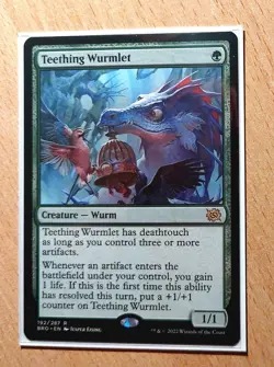 Mtg Magic: Zahnender Wurmling, Teething Wurmlet, English, Nearmint - Image 1