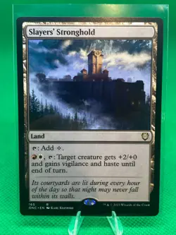 MTG - SLAYERS' STRONGHOLD - All Will Be One Commander (R) - Image 1