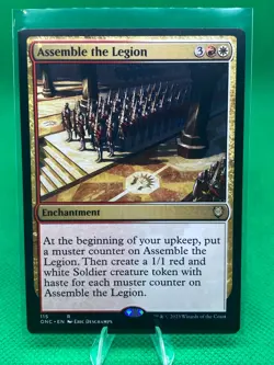 MTG - ASSEMBLE THE LEGION - All Will Be One Commander (R) - Image 1