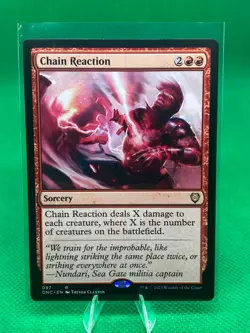 MTG - CHAIN REACTION - All Will Be One Commander (R) - Image 1