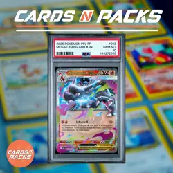 Carte Pokemon Mega-Dracaufeu X ex 013/094 Holo PSA 10 GEM MINT - Image 1