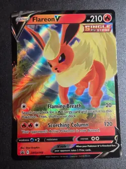 Flareon V SWSH149 NM Sword & Shield Promo Holo Promo Pokemon Holo - Image 1