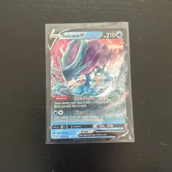 Suicune V 31/203 Holo Ultra Rare Pokemon Evolving Skies LP-Mint - Image 1