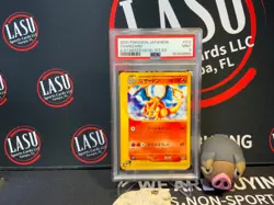 2001 POKEMON JAPANESE E-STARTER DECK 1ST EDITION #012 CHARIZARD PSA 9 - Image 1
