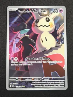 Team Rocket's Mimikyu 238/217 Ascended Heroes Illustration Rare Pokemon NM - Image 1