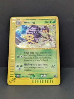 Weezing 032/165 Expedition Base Set Holo Ultra Rare Pokemon TCG Nintendo MP - Image 3