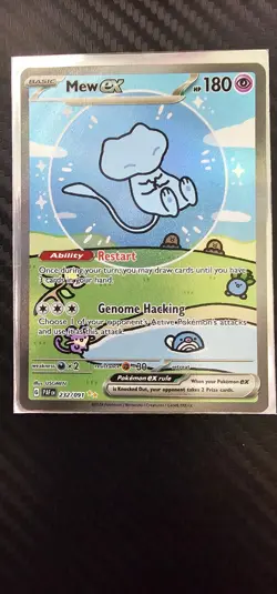 Pokemon “Bubble Mew” Mew ex 232/091 Paldean Fates Special Illustration Rare LP - Image 2