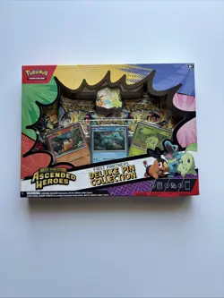 Pokemon TCG Ascended Heroes First Partner Deluxe Pin Collection Box Sealed New - Image 1