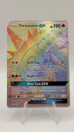 Turtonator GX (Secret) 148/145 Sm-Guardians Rising Holo Pokemon TCG - NM - Image 1