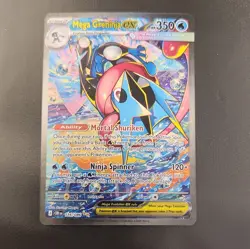 Mega Greninja EX 116/086 BREAKpoint Secret Rare Full Art Holo Pokemon TCG - Image 1