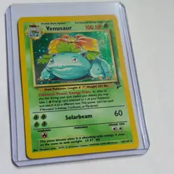Pokemon TCG Venusaur 18/130 Base Set 2 Holo Rare 100 HP English WOTC 2000 - Image 3