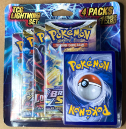 Pokemon TCG Lightning Set 4 Packs Total - 3 SW&SH Sets & 1 S&V Set - Image 1