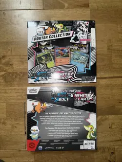 Pokemon TCG Black Bolt and White Flare Poster Collection X2 - Image 2