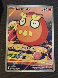 Darumaka 097/086 Illustration Holo Rare SV: Black Bolt Pokemon TCG - Image 1