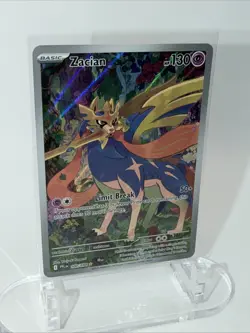 Zacian Pokemon Phantasmal Flames 100/094 Illustration Rare Near Mint - Image 4