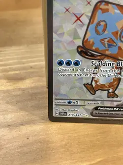 Pokemon TCG Eiscue EX 210/197 Ultra Rare NM Obsidian Flames - Image 2
