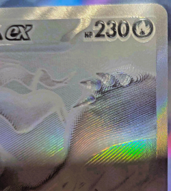 Pokemon Reshiram ex 174/086 White Flare BWR Japanese Texture Shift Misprint - Image 2