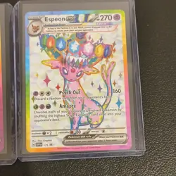Pokemon TCG Umbreon ex & Espeon ex Scarlet & Violet Promo Holo SVP 175/176 - Image 3