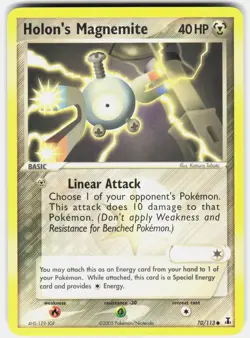 Holon's Magnemite 70/113 Common Delta Species Pokemon Lightly Played - Image 2