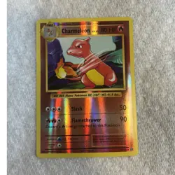 Pokemon TCG Charmeleon Holo Rare Evolutions 80 HP 10/108 English 2016 - Image 1