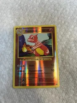 Pokemon TCG Charmeleon Holo Rare Evolutions 80 HP 10/108 English 2016 - Image 2