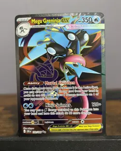 Mega Greninja ex Pokemon Chaos Rising 100/086 Full Art Ultra Rare - Image 1