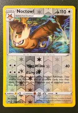 Pokemon TCG Noctowl 78/131 Prismatic Evolutions SV8.5 Reverse Holo NM - Image 1