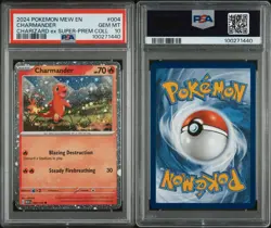 PSA 10 Charmander Charizard Ex Super-Premium Collection Cosmos 2024 Pokemon - Image 3