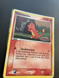 Pokemon TCG Charmander EX Power Keepers 48/108 Reverse Holo Stamped MP - Image 2