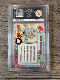 ACE 10 Topps Pokemon Machamp #68 1st Edition Blue Logo - POP 1 - Image 2