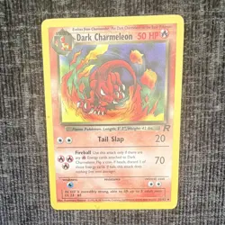 Pokemon TCG Dark Charmeleon Team Rocket Uncommon 32/82 1999 Excellent - Image 1