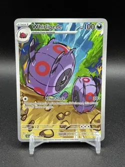 Whirlipede 133/086 Black Bolt Illustration Rare NM Holo EN Pokemom TCG - Image 1
