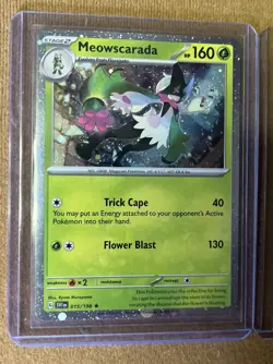 Pokemon TCG: Scarlet & Violet Quaquaval Skeledirge Meowscarada Cosmos Holo - Image 2