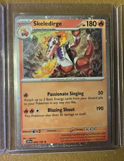 Pokemon TCG: Scarlet & Violet Quaquaval Skeledirge Meowscarada Cosmos Holo - Image 3