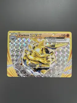 Pokemon TCG XY Fates Collide Carbink BREAK 51/124 Ultra Rare - Image 1