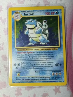 Pokemon TCG German Blastoise Turtok Base Set Holo Unlimited - Image 1