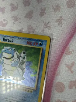 Pokemon TCG German Blastoise Turtok Base Set Holo Unlimited - Image 5