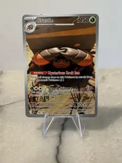 Pokemon *pack Fresh* Crustle 186/182 Destined Rivals NM IR - Image 1