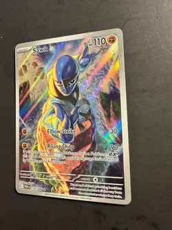 2025 Pokemon Sawk SV White Flare Illustration Rare Holo 133 /86 full art 001 - Image 3