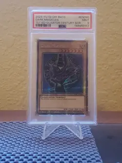 Yu-Gi-Oh! - Dark Magician (Quarter Century Secret Rare) RA03-EN080 - PSA 9 - Image 1