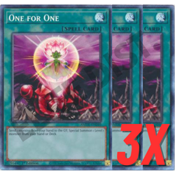 Yugioh One For One (AMDE-EN040) 1st Edition SUPER RARE HOLO (NEAR MINT) (3X) - Image 1