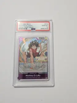 One Piece Judge pack Voume 2 Monkey D Luffy PSA 10 - Image 1