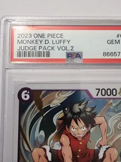 One Piece Judge pack Voume 2 Monkey D Luffy PSA 10 - Image 2