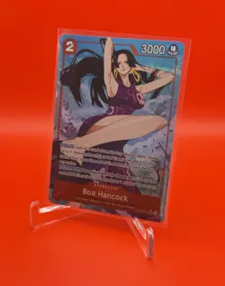Bandai One Piece Card Game Boa Hancock Special Foil Legacy Master OP12-014 - Image 1