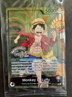 Carte One Piece TCG – Monkey D. Luffy OP13-001 – Musee Grevin Paris Exclusive - Image 2