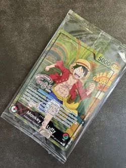 Carte One Piece TCG – Monkey D. Luffy OP13-001 – Musee Grevin Paris Exclusive - Image 3