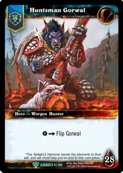 Light Play WoW TCG Huntsman Gorwal War of the Elements World of Warcraft - Image 1