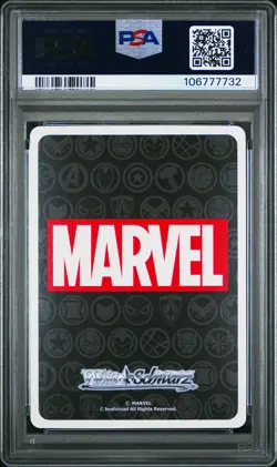 2021 WEISS SCHWARZ JAPANESE MARVEL #034 MOST ATROCIOUS FINAL BOSS, THANOS PSA 10 - Image 2