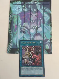 Yugioh 1x Stake your Soul! Ultra Rare WISU-EN023 Wild Survivors 1st Edition NM - Image 1