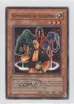Summoner of Illusions Unlimited YuGiOh Labyrinth Nightmare #LON-063 2003 READ - Image 1